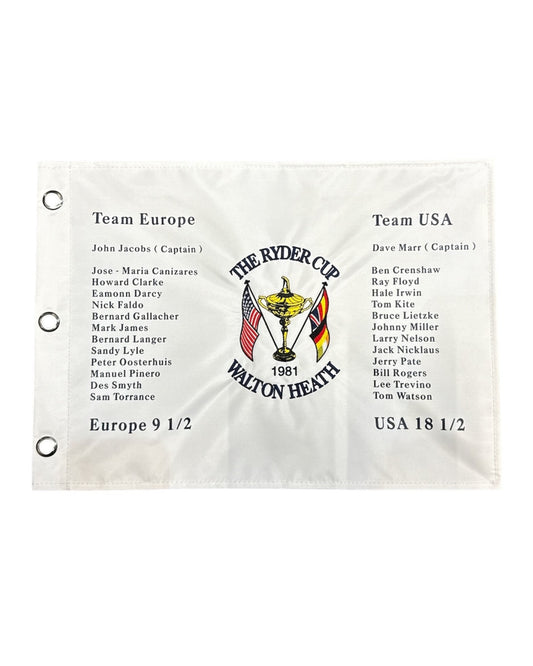 Ryder Cup 1981 Commemorative Flag